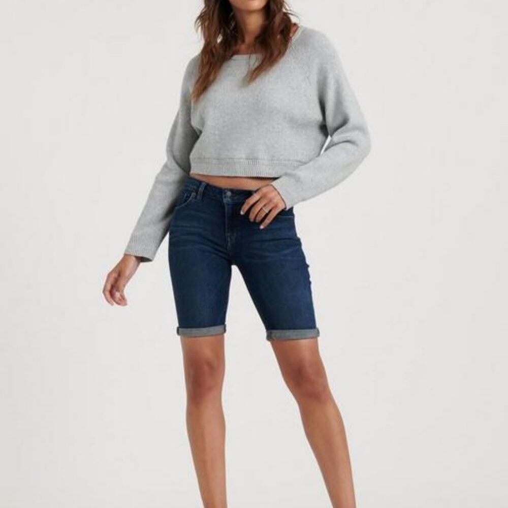Lucky Brand Shorts Crop Zoe Bermuda Jean Sz. 4 /27